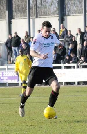 Rob Haworth (above) added Dartford's fourth late on