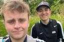 Nick and Josh hike 78 miles to football match in Cambridge