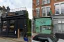 Tetto's (left) and Cafe Palestina (right) are two of the eateries with a 0/5