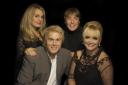 Cheryl, Mike and Jay, formerly of Bucks Fizz, with Bobby McVay
