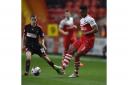 Joe Gomez in action against Fulham last night. Picture by Keith Gillard.