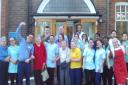 Staff and residents at Wimbledon Beaumont Care Community