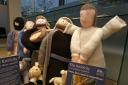 The Knitivity figures in Barclays bank.