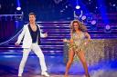 Pasha Kovalev performing on Strictly Come Dancing with celebrity partner Chelsea Healey