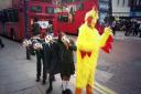 Lewisham primary pupils dress as chicks for Lewisham High Street crossing warning