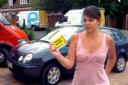 Sheridan Skeels is angry after recieving a parking ticket	BR700-03