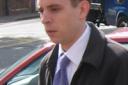 Alex Searle outside Bromley Magistrates' Court, where he admitted making indecent images