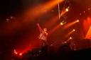 Despite his initial worries, Keane singer Tom Chaplin’s voice more than held out for the show