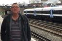 Brian Goodwin, 53, from Northfleet is unhappy at planned closure of Gravesend rail station