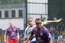 Edgar Davids in action for Crystal Palace