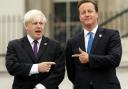 File photo dated 24/08/12 of the then Mayor of London Boris Johnson (left) with the then Prime Minister David Cameron during the lighting of the Paralympic Cauldron in Trafalgar Square, central London (image: PAMedia)