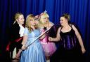 Bad Fairy Claire Shaddock tries to cast her spell on Sleeping Beauty (Amy Ackland), as the Prince (Tanya Sloan) and Good Fairy (Claire Usher) try to stop her