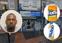 Assisi Benson knocked the woman out after pestering her in a newsagents