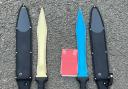 Two males detained and knives seized in New Cross