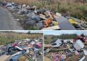 A recent video shared by Kevin Richards captured the grim reality of Wallhouse Road, showcasing a disturbing mix of waste - from household rubbish to commercial items like discarded tires