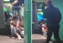 Footage shows person covered in blood after Bexleyheath brawl