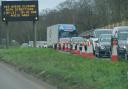 Part of the M25 between J10 and J11  remains closed for a second day as works continue with drivers told to avoid the area.