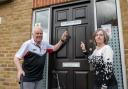 Lynn and John Bellamy live at number 20 - but when you walk along Kimpton Road there is no flat between 19 and 21.  Instead the street numbers are 19 then 21, 22, 23, 24 and 25