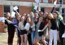 Bromley High School girls celebrating their A-Level results