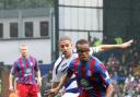 Edgar Davids in action for Crystal Palace