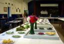 Preparations for the Hayes Horticultural Society's summer show