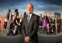 Lord Sugar with The Apprentice candidates from the 2017 series
