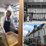 William Wellbeloved, a picture of the shop in the early 1900s and how the shop looks now