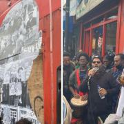 The mural was unveiled on Saturday (Brenda Dacres)