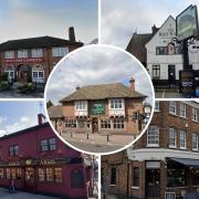 William Camden, Red Bar, Kings Arms, Tanyard Lane and Bear and Ragged Staff (Google Maps)