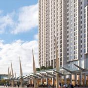 The proposed tower block at One Peninsula Square (Credit: Crosstree)