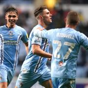 Viktor Gyokeres celebrates scoring the winner for Coventry against Millwall in the Championship