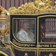Take an up-close look at the moment King Charles III left Buckingham Palace for Westminster Abbey ahead of his coronation