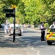 Picture from scene of Crystal Palace incident