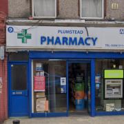 The woman was caught with Viagra stolen from this pharmacy
