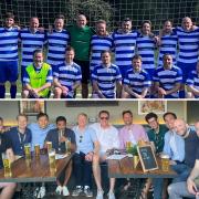 Tom Barron and Nick Davidson with be managing each team, with Tom leading Newpark Petts Wood FC (Above) and Nick heading Petts Wood FC (Below)