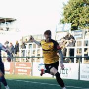 Will Wood on the ball for Cray Wanderers