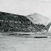 The hangar at Biggin Hill was destroyed under the orders of Group Captain Dick Grice (Picture courtesy of Bob Ogley's Biggin on the Bump)
