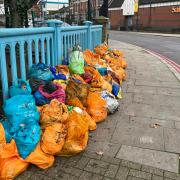 200 bags of rubbish were cleared by Quaggy Waterways Action Group volunteers and Lewisham Council