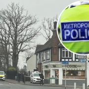 Petts Wood Lane: Man falls from window as police search home
