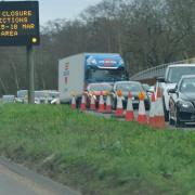 Part of the M25 between J10 and J11  remains closed for a second day as works continue with drivers told to avoid the area.