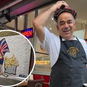 Greenwich residents (and even people from Scotland!) have come out in support of Chris and the Golden Chippy mural