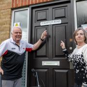 Lynn and John Bellamy live at number 20 - but when you walk along Kimpton Road there is no flat between 19 and 21.  Instead the street numbers are 19 then 21, 22, 23, 24 and 25