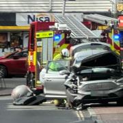 Picture from scene of crash in Bexley