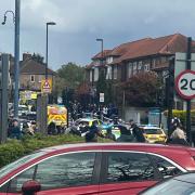 Picture from scene of Bromley stabbing