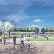 An artist's impression of the new gardens