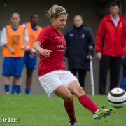Jenny Newman scored two of Charlton's four-goal haul