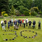 Volunteers celebrate at Kent public garden