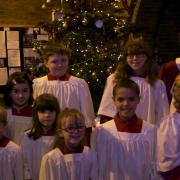 Sarah Ince with the St Francis of Assisi Junior Choir