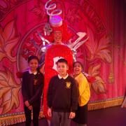 Young reporters get the scoop on Greenwich Panto dame