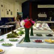 Preparations for the Hayes Horticultural Society's summer show